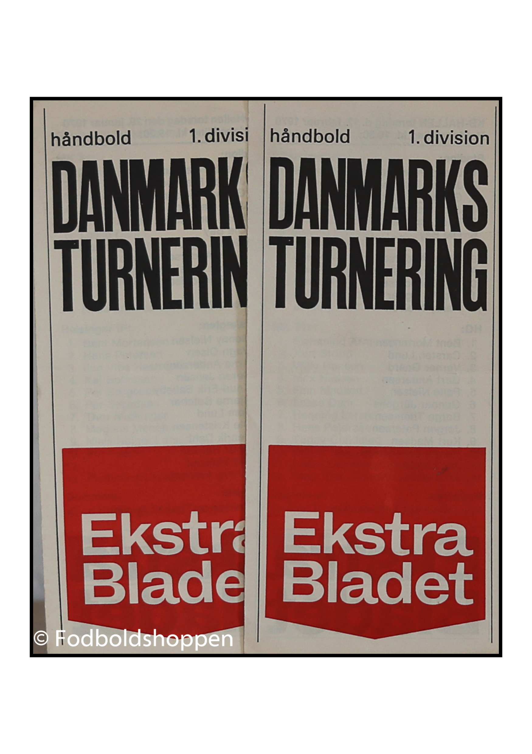 Danske håndbold 1970 - Fodboldshoppen